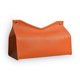 thumbnail image 3 of Bolsa de almacenamiento de papel tisú Moyic Cuero PU forma de V dispensador de toallas naranja, 3 of 6