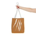 thumbnail image 4 of Effete Feline Claw Marks Scratch Tote Bag (AOP), 4 of 4