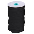 thumbnail image 1 of 1PC DIY Mask Elastic Band Ear Hanging Band Mask Replacement Elastic Band (Black, 9mm/100 Yards), 1 of 8