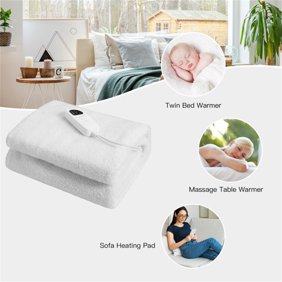 71''x30'' Massage Table Warmer - 5-Level Heating 77-113 ℉   1-8H Digital Timer Overheat Protection Machine-Washable with Elastic Straps