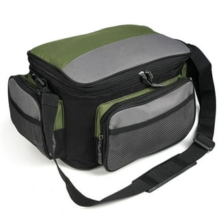 Plano Large 3700 Size Heathered Green Fishing Tackle Bag, with Two 3700  Size Stowaways 