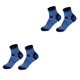 thumbnail image 2 of Soidarity Calcetines al aire libre Mujeres Hombres Elástico Camping Senderismo Pesca Calcetines que absorben la humedad, naranja y zafiro y L naranja y zafiro L 2piezas Soidarity CBP501040, 2 of 5