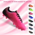 thumbnail image 3 of Zapatos de fútbol Vizari Stealth FG Firm Ground Little Kid Rosa/Negro, 3 of 6