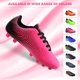 thumbnail image 3 of Zapatos de fútbol Vizari Stealth FG Firm Ground Little Kid Rosa/Negro, 3 of 6