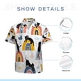thumbnail image 7 of High Quality Hawaiian Shirts for Men Short Sleeve Aloha Beach Shirt Floral Summer Casual Button Down Shirts Blouses TJMPC5, 7 of 7