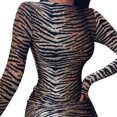 thumbnail image 1 of FOCUSNORM Robe de Taille Mince Panachée de Femmes, Robe Serrée de Style Fragile, 1 of 2