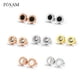 thumbnail image 2 of Pendientes de declaración sencillos coreanos, pendientes de tuerca de acero inoxidable para mujer, pendientes pequeños de cristal con números romanos Vintage, joyería 2019 Tan Jianjun unisex, 2 of 2
