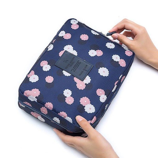 5XL Red Bolsa de maquillaje para chica al aire libre, bolsa de cosméticos impermeable multifunción, organizador de artículos de tocador para mujer, estuches de almacenamiento de