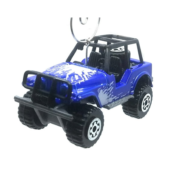 Christmas Ornament for Jeep 4x4 Offroad Blue