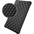 thumbnail image 4 of Epicgadget Case for Samsung Galaxy Tab A7 Lite 8.7 Inch SM-T220 SM-T225 (2021 Released) - Lightweight Soft Diamond Grid Slim Protective Silicone Case Cover (Black), 4 of 6