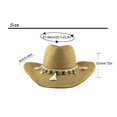 thumbnail image 2 of Womens Crochet Straw Sun Hat Wide Brim Hand Knit Smashable Holiday Bucket, 2 of 5