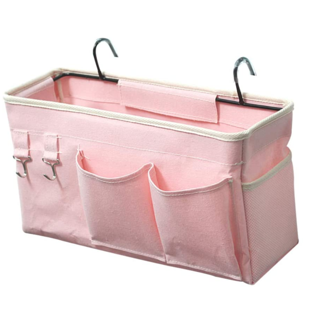 Bedside Caddy/Bedside Storage Bag Hanging Organizer For Bunk And Hospital Beds,Dorm Rooms Bed Rails,Can Be Placed Glasses,Books,Mobile Phones,Keys