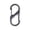 B#4, variant on 10 Pcs Opening S Type Carabiner Double End Quick Clip Multi Function Metal Hook for Outdoor Daily Use 4cm B#4