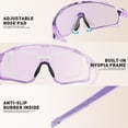 thumbnail image 3 of KAPVOE Photochromic Cycling Glasses MTB Sports Transition Triathlon Running Men Women Clear Mountain Bike Sunglasses, 3 of 6