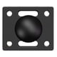 thumbnail image 3 of Base de Rótula de 1 Pulgada y 25 mm con Soporte de Placa Esférica Cuadrada, Soporte de Pantalla de Control Industrial con Brazo de Doble Casquillo., 3 of 5
