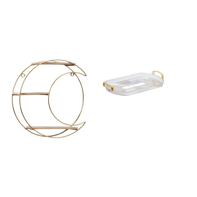 Estante De Pared Multifuncional Moderno Y Bandeja De Tocador Rectangular Nórdica, Organizador Para Objetos De Colección, Trofeos, Joyas, Almacenamiento, Comedor, Oficina, Hogar, Dormitorio,