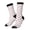 3 Black, variant on bow on polka dots Print Adult Socks for Men & Women,Calf Socks, Ankle Socks,Boots Socks,Breathable Casual Sock,Unisex Crew Socks