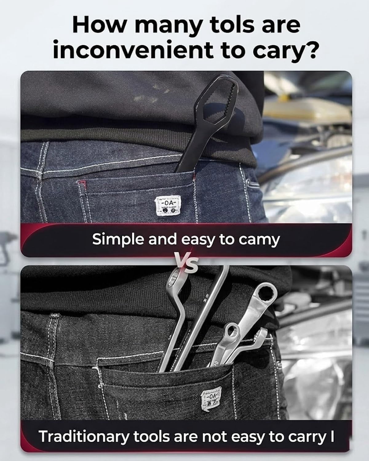 3Pcs Car Universal Self Adjusting Wrench Tool (Double End) - 2026 Multi-functional Adjustable Wrench Set,Double-Head Self-Tightening Wrenches, 3mm-22mm for Auto Repair