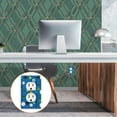 thumbnail image 6 of Yayeee Blank Wall Plate Cover 1-Gang 4.5"x2.7" Home Unused Decorative Outlet, Blue Abstract, 6 of 7