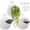 White & White, variant on 3 Pack Boho Fabric Wall Hanging Baskets, Woven Wall Mounted Storage Pouches with Adhesive Hooks, Linen & Black Large Decorative Organizer Caddies for Door & Wall