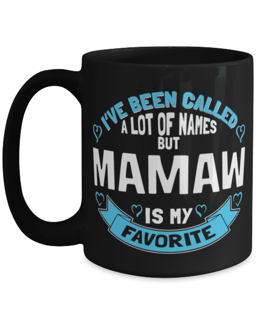 Mamaw Coffee Mug - Gift for Mamaw 15oz Large Black Tea Cup - New Mamaw  Grandmother Pregnancy Announcement Present Idea