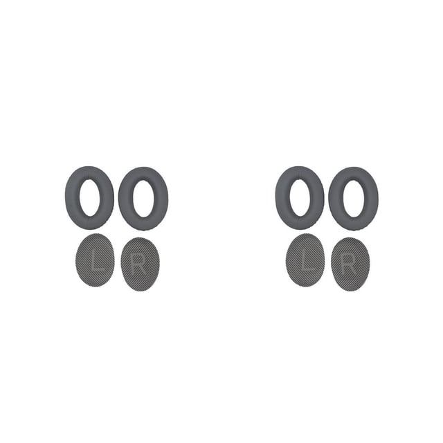 Matsuzay Almohadillas para los oídos Funda de cancelación de ruido de cuero Funda de esponja transpirable Reemplazo para auriculares Bose QC25 Gris oscuro 2Conjunto