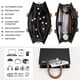 thumbnail image 5 of Bolsa para portátil RAINSMORE, piel sintética, 15,6 pulgadas, impermeable para mujer, 5 of 8