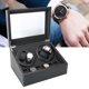 thumbnail image 3 of yuytee Enrollador Automático De Reloj, Caja De Reloj De 10 Cuadrículas Cuero De PU Núcleo Antimagnético De Cobre Puro para Se?ora Y Hombre Reloj Mecánico Reloj 100-240V(Nos) Amonsee NO, 3 of 5