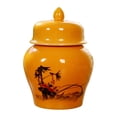 thumbnail image 1 of AMLESO Ceramic Tea Canister Storage Pots Can Storage Box Flowerpot Porcelain Ginger Jar Bird on Branch, 1 of 8