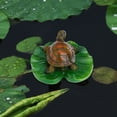 thumbnail image 4 of MLINS  Turtle Ornament Feature Realistic Floating Decorations Brown, 4 of 8