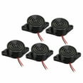 thumbnail image 1 of Bgsha 5Pcs DC3V-24V 100dB Electronic Buzzer Beep Tone Alarm Ringer Continuous Sound, 1 of 7