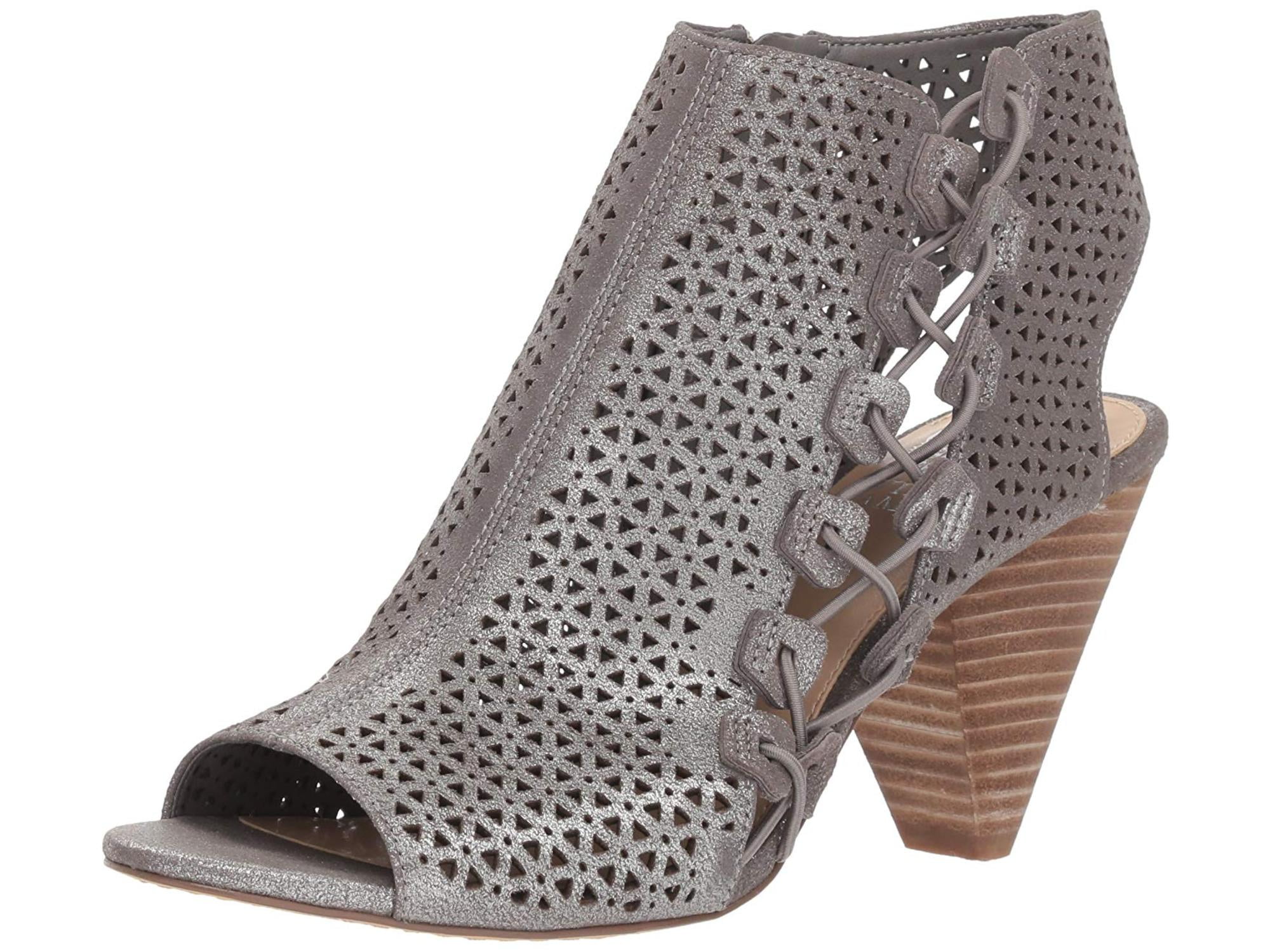 dark silver sandal heels