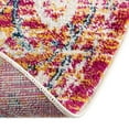 thumbnail image 7 of Unique Loom Madeline Vintage Collection Area Rug - Jackson (5' 3" Round Pink Gray/Ivory), 7 of 7