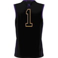 thumbnail image 3 of Youth GameDay Greats Black #1 LSU Tigers Lightweight Basketball Jersey, 3 of 4