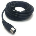 thumbnail image 4 of 6 Feet (ft) MIDI Cable with 5 Pin DIN Connector, Black (5 Pack), 4 of 4
