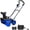 Blue, variant on 40V Cordless Snow Blower, Brushless Motor, 20 Inch Clearing Width, 12 Inch Clearing Depth, 180° Rotating Chute, LED Headlight, Battery Powered Electric Snow Thrower ,Red