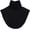 Black, variant on Mock Turtleneck False Collar Winter Unisex Cotton Simple Dickey Collar