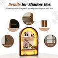 thumbnail image 6 of SLUMLOVE 10x16" Shadow Box Frame,Large Deep Shadow Box with Removable Shelves, Linen Back & Acrylic Door, Display Cases for Medals, Photos, Keepsakes, Wedding Bouquet, Pet, 6 of 7