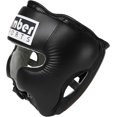 thumbnail image 2 of Classic Headgear for Boxing & MMA, Full-Face Training Head Guard with Cheek Protection, Adjustable Fit, Durable Leather & Multi-Layer Padding for Sparring and Muay Thai, Black, X-Large, 2 of 7