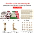 thumbnail image 2 of SUNSIOM Christmas Candy Bag Set Hanging Drawstring Gift Bags Treat Bags with Rope and Tag/Stickers, 2 of 6