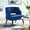 Navy, variant on Modway Traipse Button Tufted Open Back Performance Velvet Armchair in Navy