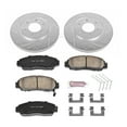 thumbnail image 3 of PowerStop Front Z23 Evolution Sport Carbon-Fiber Ceramic Brake Pad and Drilled & Slotted Rotor Kit Fits: NISSAN Select Models K5821, 3 of 10