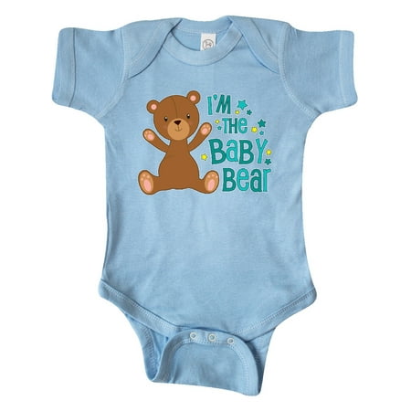 

Inktastic Im the Baby Bear- teal letters Gift Baby Boy or Baby Girl Bodysuit
