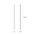 thumbnail image 3 of Sonneman 2332 Stiletto Lungo 60" Led Bath Bar - Silver, 3 of 7