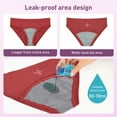 thumbnail image 4 of CARER Overnight Period Underwear for Women Heavy Flow, Reusable Leakproof Menstrual Panties 3 Pack, 4 of 7