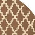 thumbnail image 2 of SAFAVIEH Newport NPT211C Hand-hooked Chocolate /Ivory Rug, 2 of 4