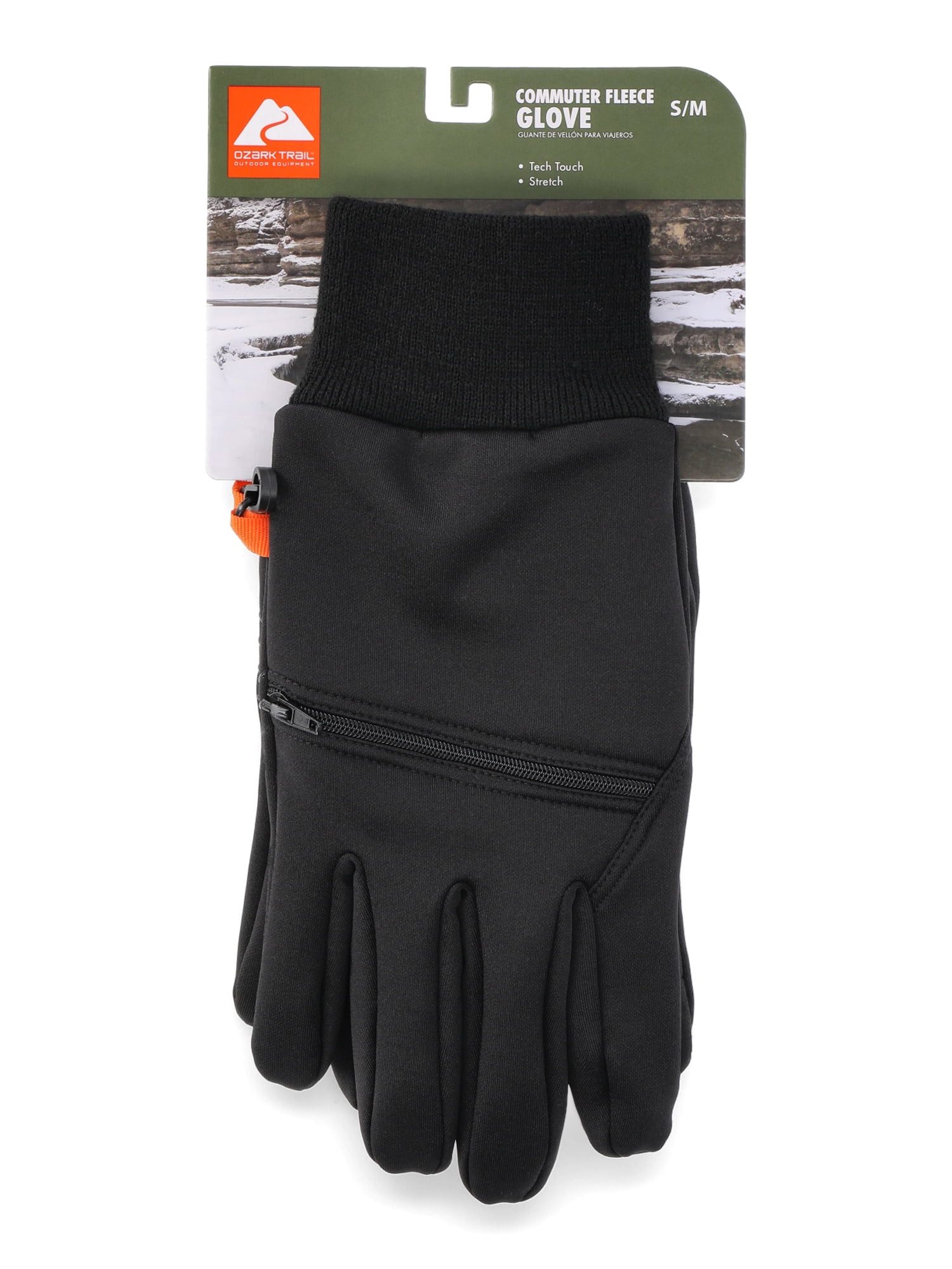 Ozark Trail Men's Commuter Fleece Gloves - Walmart.com