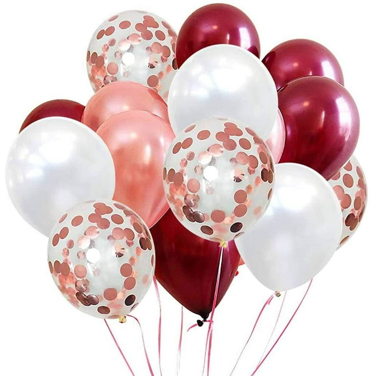 Burgundy Gold Birthday Party Decorations For Women Burgundy Gold Happy Birthday Banner Tssue Pom Pom Polka Dot Fans Fall Burgundy Birthday Party Supplies