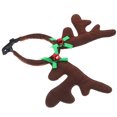 thumbnail image 3 of Cabeza de navidad para mascotas Decoración del perro del aro Diadema linda Decoración Bowknot para el Festival de Navidad (Patrón de Bowknot verde), 3 of 6