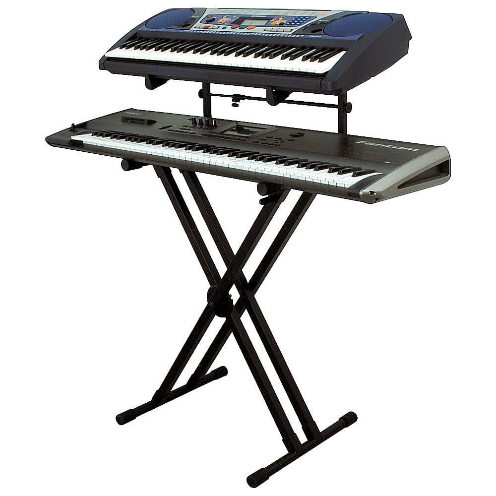 On-Stage Deluxe Heavy Duty X 2-Tier Keyboard Stand